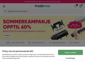 'trademax.no' screenshot