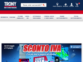 'trony.it' screenshot