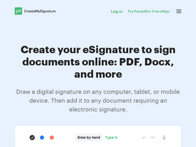 'createmysignature.com' screenshot