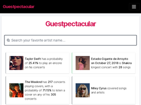 'guestpectacular.com' screenshot
