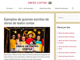 'obrascortas.com' screenshot