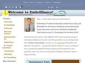 'embrilliance.com' screenshot