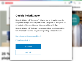 'bosch-home.dk' screenshot