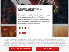 'louis-moto.it' screenshot