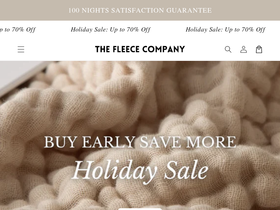 The Fleece Company website screenshot