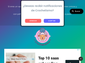 'crochetisimo.com' screenshot