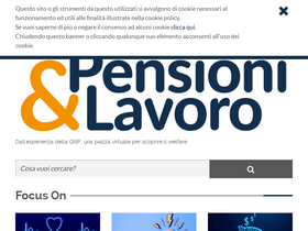 'pensionielavoro.it' screenshot