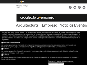 'arquitecturayempresa.es' screenshot