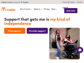 'mable.com.au' screenshot