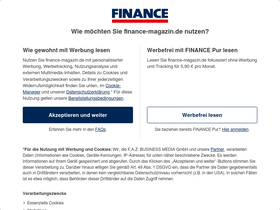 'finance-magazin.de' screenshot