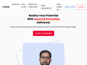 'masaischool.com' screenshot