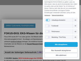 'fokus-ekg.de' screenshot