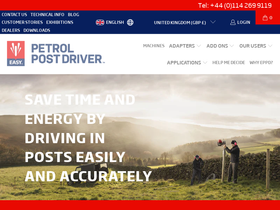 Petrolpostdriver homepage screenshot