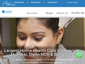 'care24.co.in' screenshot