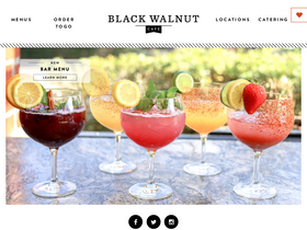 'blackwalnutcafe.com' screenshot