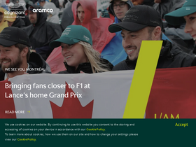 'astonmartinf1.com' screenshot