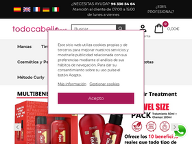 'todocabello.net' screenshot
