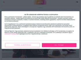 'joy.hu' screenshot