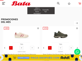 'bata.com.co' screenshot