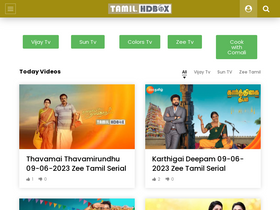 'tamilhdbox.com' screenshot