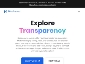 'blockscout.com' screenshot