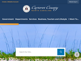 'carteretcountync.gov' screenshot
