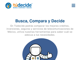'tudecide.com' screenshot