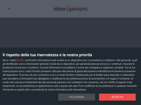 'ideeopinioni.it' screenshot
