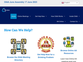 'aa-intergroup.org' screenshot