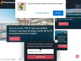 'aventurescu.ro' screenshot