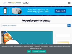 'foodsafetybrazil.org' screenshot