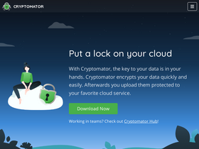 'cryptomator.org' screenshot