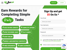 'lootup.me' screenshot