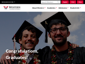 'western.edu' screenshot