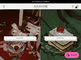 afavorsydney.com homepage screenshot
