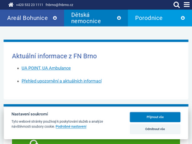 'fnbrno.cz' screenshot