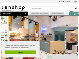 'lenshop.eu' screenshot