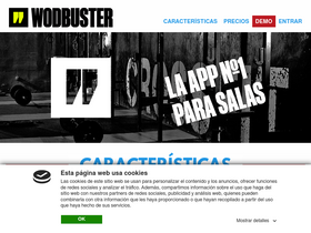 'wodbuster.com' screenshot