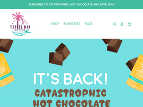 floridamancoffeeco.com homepage screenshot