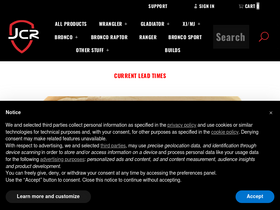 'jcroffroad.com' screenshot