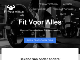 'fitvooralles.nl' screenshot