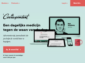 'decorrespondent.nl' screenshot