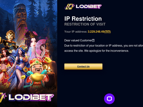 'lodibetvip.com' screenshot