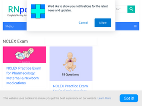 'rnpedia.com' screenshot