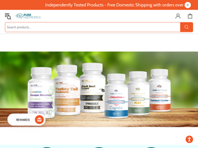 'purenootropics.net' screenshot