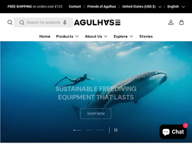 agulhasocean.com homepage screenshot