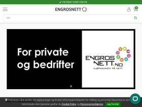 'engrosnett.no' screenshot