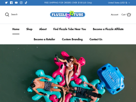 fluzzletube.com homepage screenshot