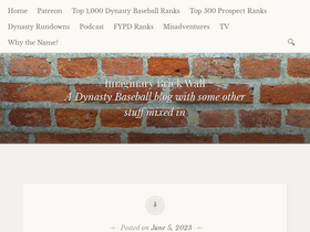 'imaginarybrickwall.com' screenshot