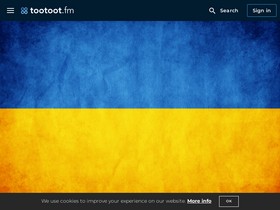 'tootoot.fm' screenshot